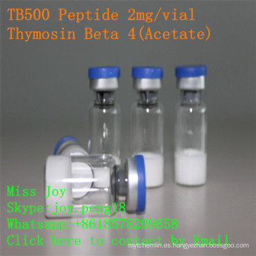 Tb500 2mg Péptido liofilizado Pureza Tb500 Thymosin Beta 4 Péptido de crecimiento muscular